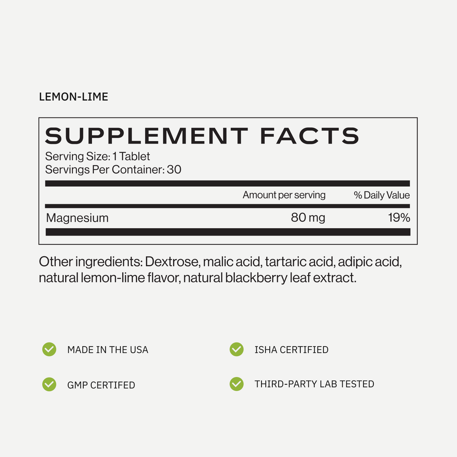 Molecular Hydrogen Tablets - Lemon-Lime
